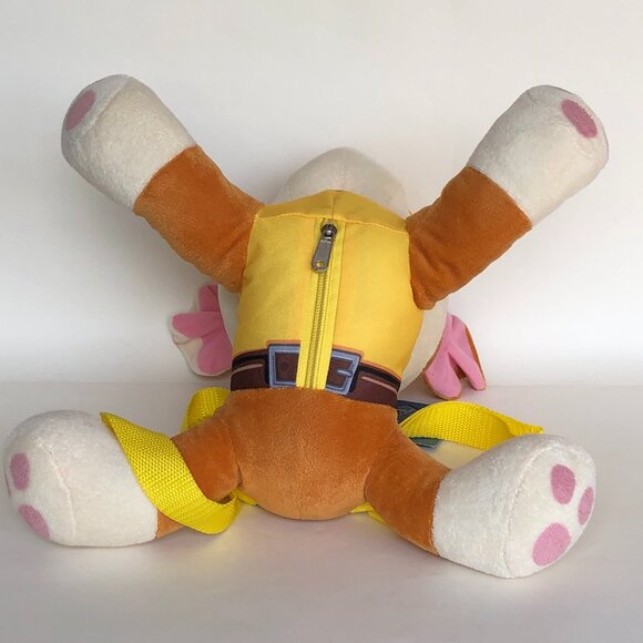 New w/Tag Paw Patrol Rubble Plush Backpack  Large Pillow Pal Bag For Age 3+ - Picture 6 of 10